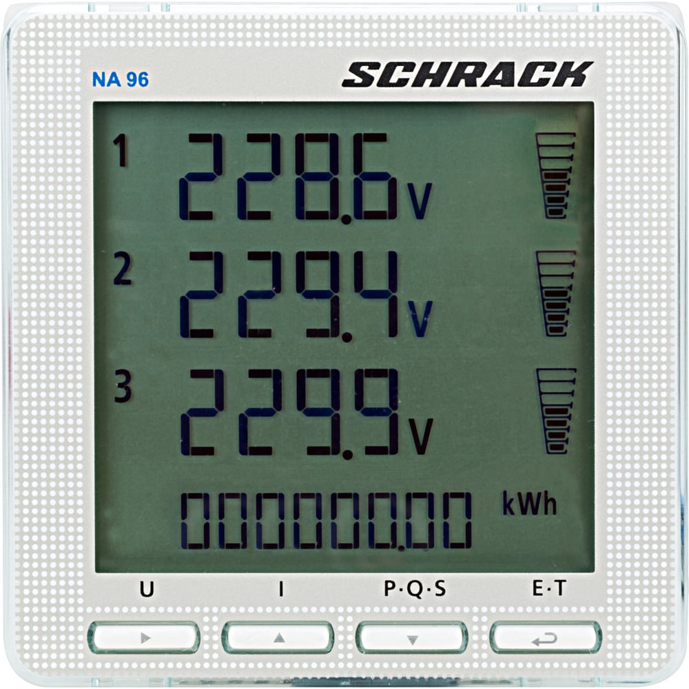 Анализатор параметров сети Schrack Technik NA96, 96x96mm, базовый блок MGF39000--