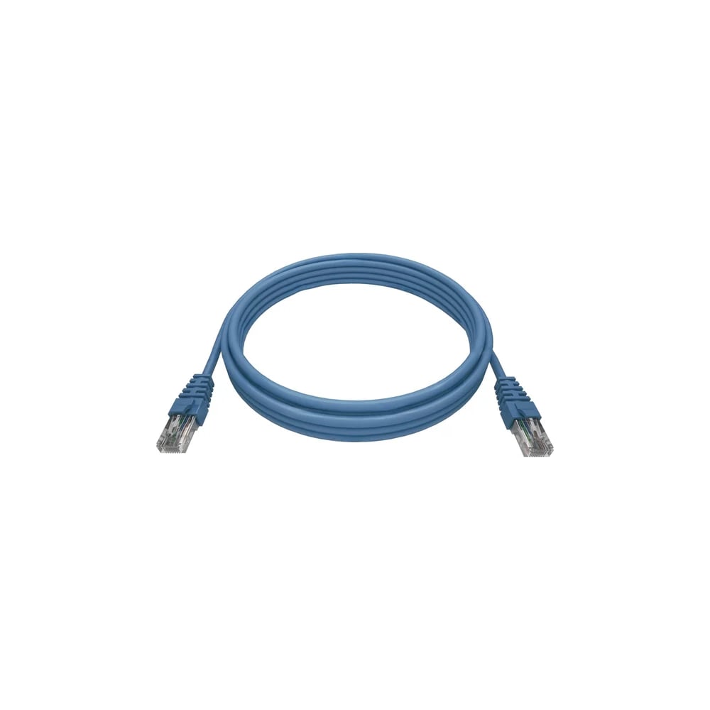 Патч-корд NTSS 2хRJ45/8P8C, T568B UTP 6 кат. литой 3 метра, LSZH, синий шт NTSS-PC-UTP-RJ45-6-3.0-LSZH-BU