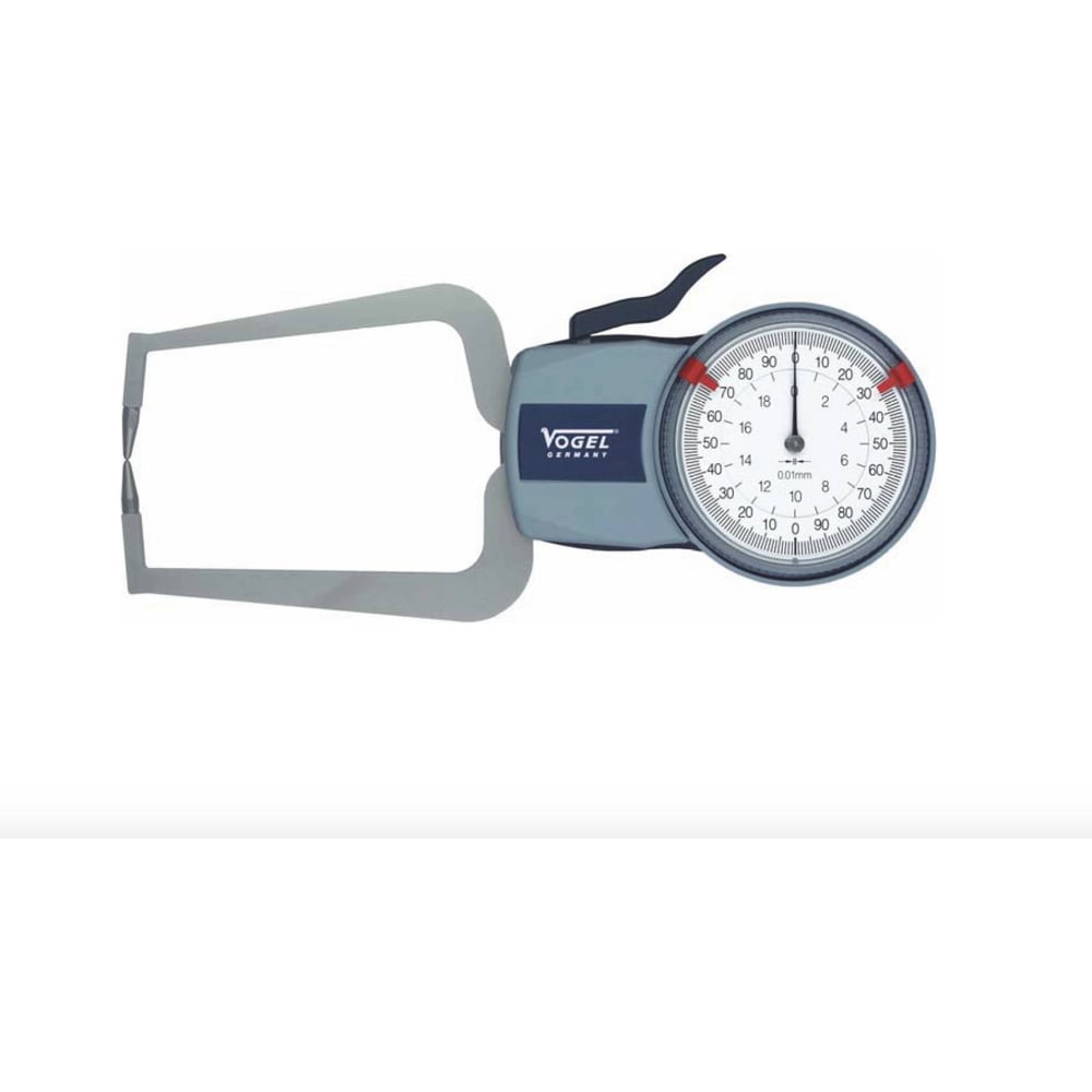 Кронциркуль индикаторный для наружных измерений Vogel 0-50 х 0,05, форма14, IP54, 240438