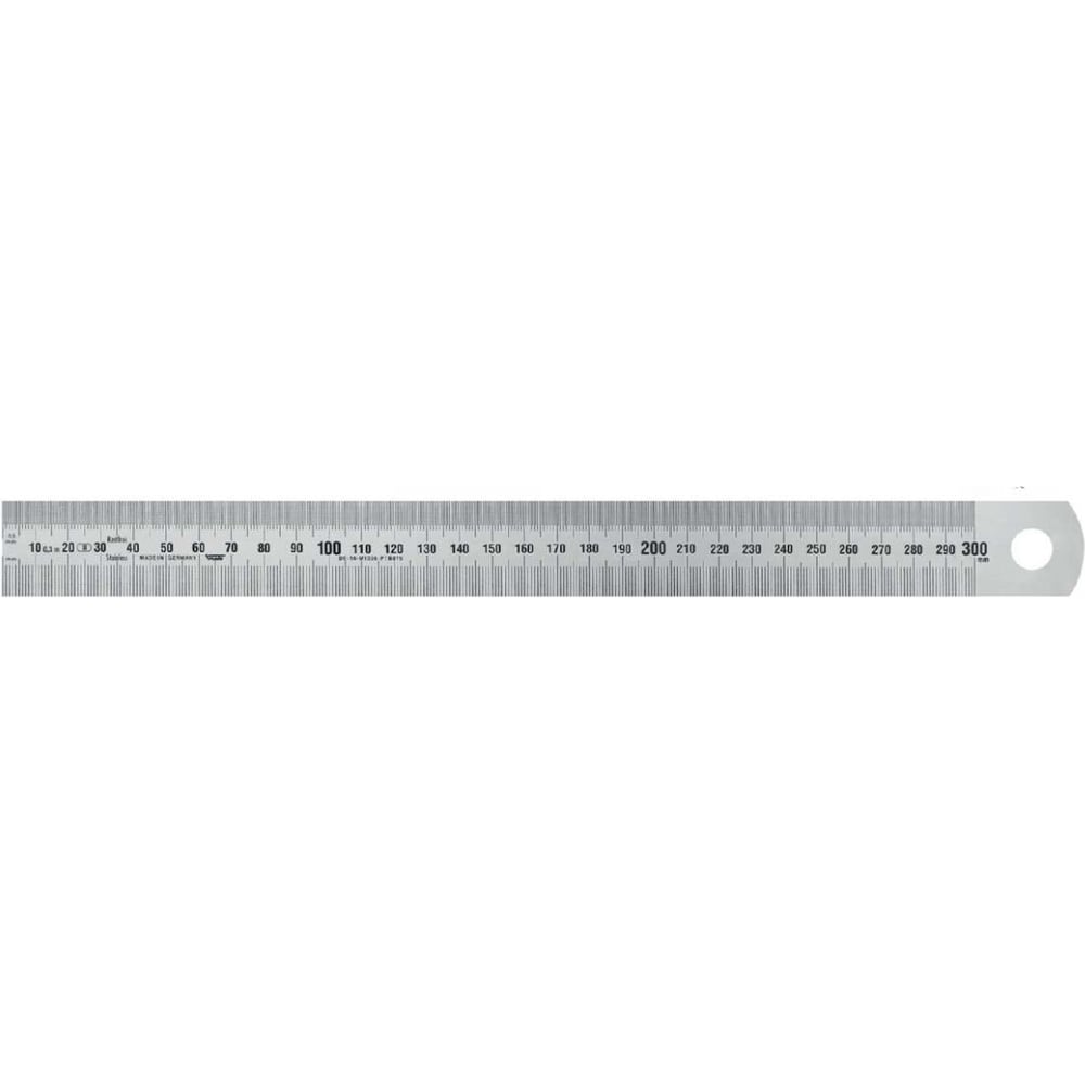 Линейка нержавеющая Vogel 11000х30х1,0 1/2мм/1мм || EG 1018021100