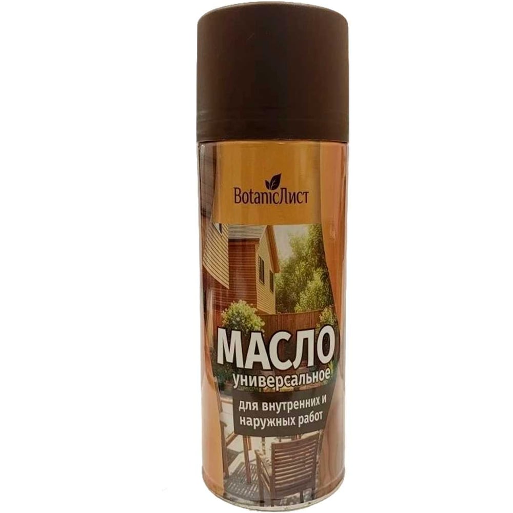 Комплект Масло для дерева универсальное для внутренних и наружных работ BotanicЛист 520 мл 4603789371307