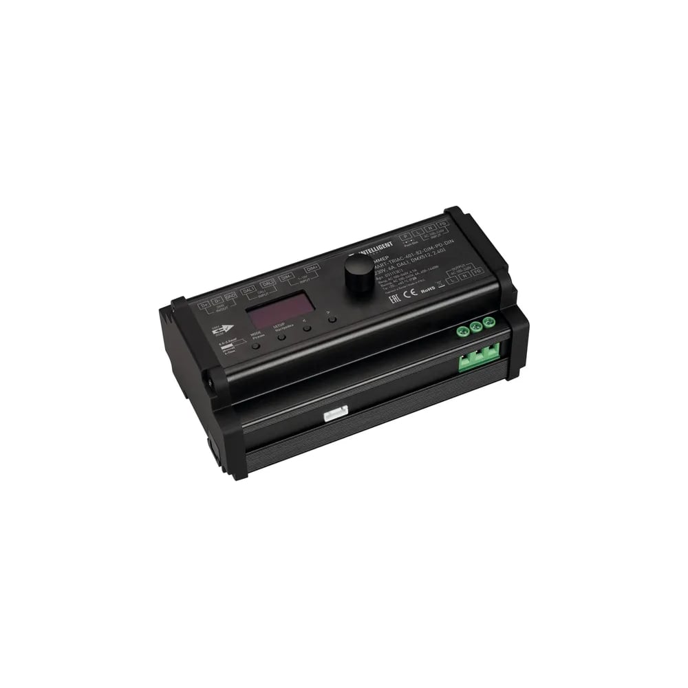 Изображение товара Диммер INTELLIGENT ARLIGHT SMART-TRIAC-601-82-DIM-PD-DIN Black IARL, 1шт 031113(1) Изображение товара Диммер INTELLIGENT ARLIGHT SMART-TRIAC-601-82-DIM-PD-DIN Black IARL, 1шт 031113(1)