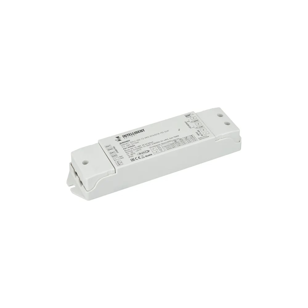 Изображение товара Диммер INTELLIGENT ARLIGHT SMART-DALI-102-72-MIX-DT6/DT8-PD-SUF IARL, IP20 Пластик, 1шт 060684