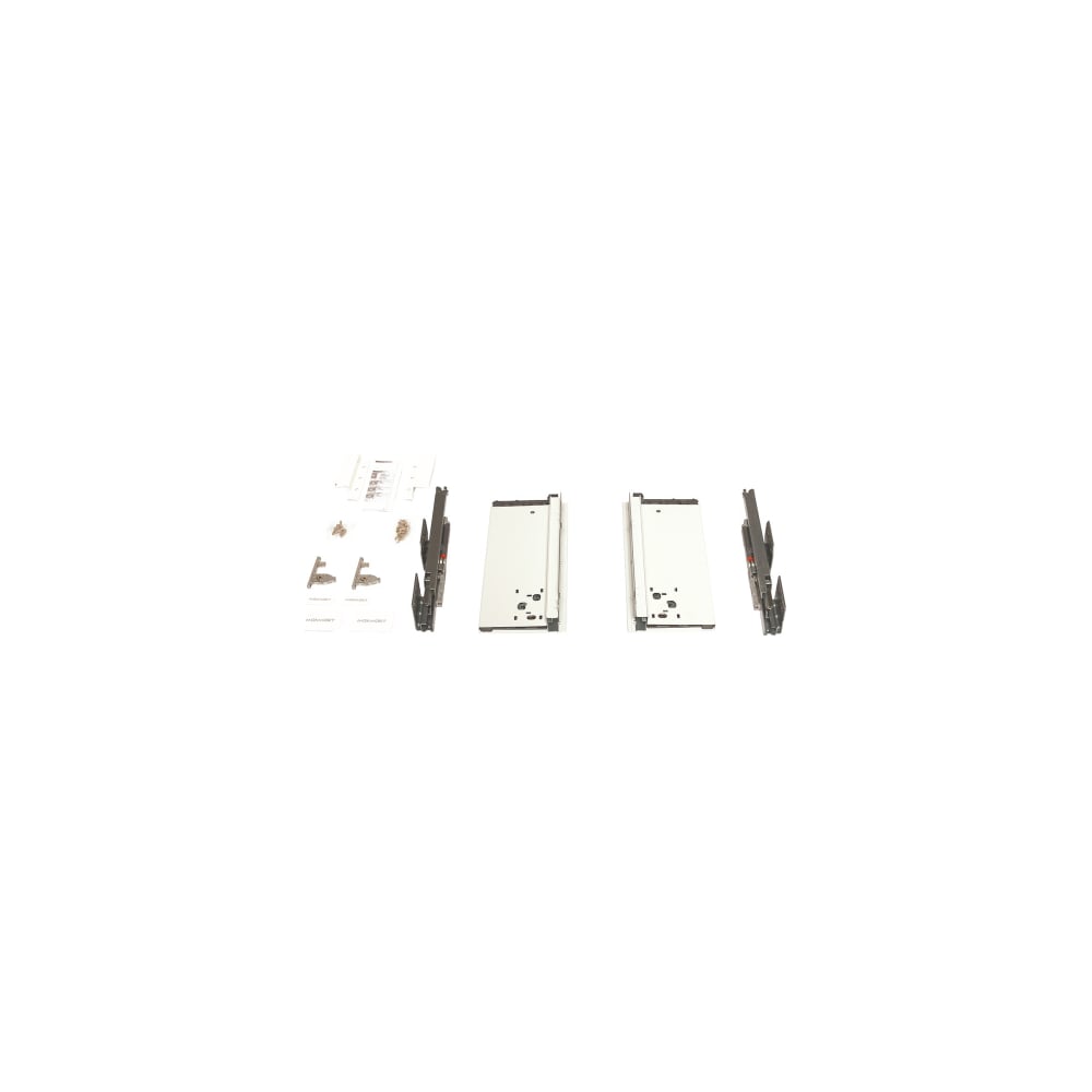 Комплект ящика MAKMART Некст/Next 3D_B Soft H=127, L=450, отделка белая M-NXT.KBD.450.WH