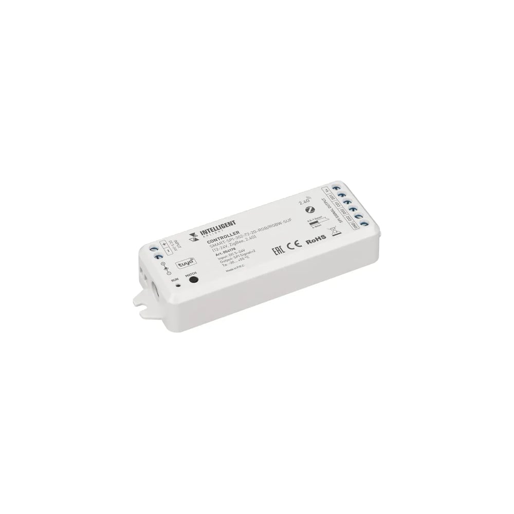 Изображение товара Контроллер INTELLIGENT ARLIGHT SMART-SPI-302-72-2G-RGB/RGBW-SUF IARL, IP20 1шт 054178 Изображение товара Контроллер INTELLIGENT ARLIGHT SMART-SPI-302-72-2G-RGB/RGBW-SUF IARL, IP20 1шт 054178