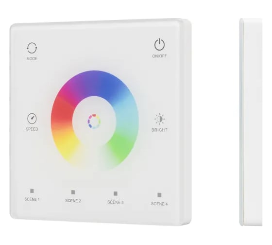 Изображение товара Сенсорная панель INTELLIGENT ARLIGHT SMART-SPI-801-11-4SC-RGBW-SUF White IARL, IP20 Пластик 1шт 059244