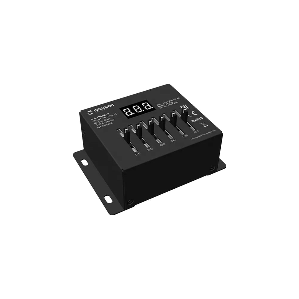 Изображение товара Контроллер INTELLIGENT ARLIGHT SMART-DMX-301-43-6G-SUF Black IARL, IP20 Металл, 1шт 033759(1) Изображение товара Контроллер INTELLIGENT ARLIGHT SMART-DMX-301-43-6G-SUF Black IARL, IP20 Металл, 1шт 033759(1)