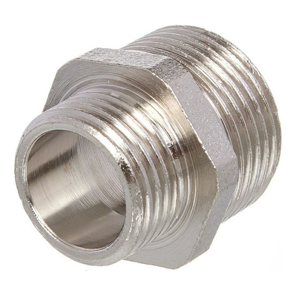 Ниппель-переходник СаМат Плюс 1 1/2"х1 1/4" никель (1 шт) SanT-0169