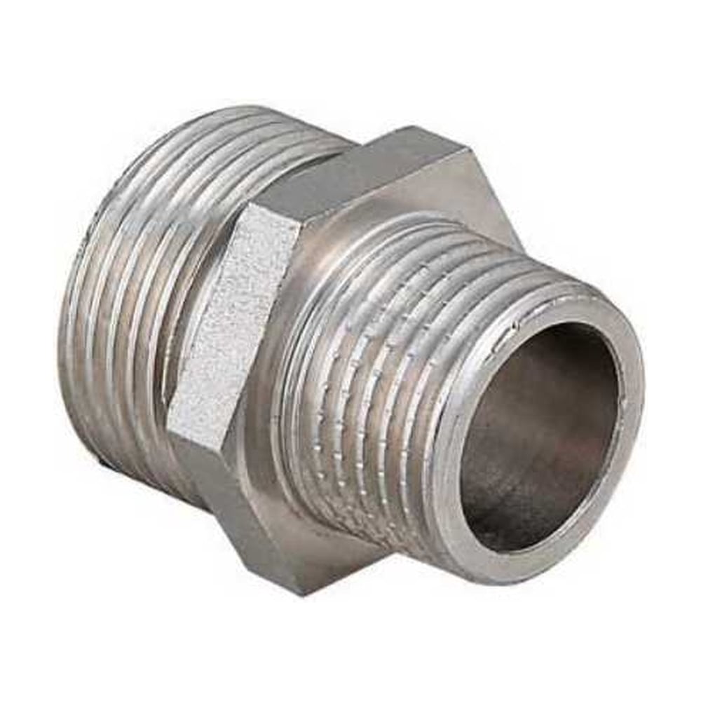 Ниппель-переходник СаМат Плюс 1/2"х3/8" никель (1 шт) SanT-0158