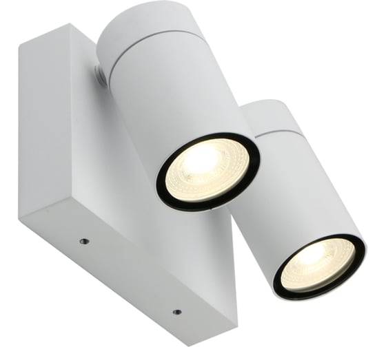 Изображение товара Фасадный светильник General Lighting Systems Астрал GWL-2MR16-GU10-R-IP65 лампы 2MR16 GU10 IP65 белый 662742