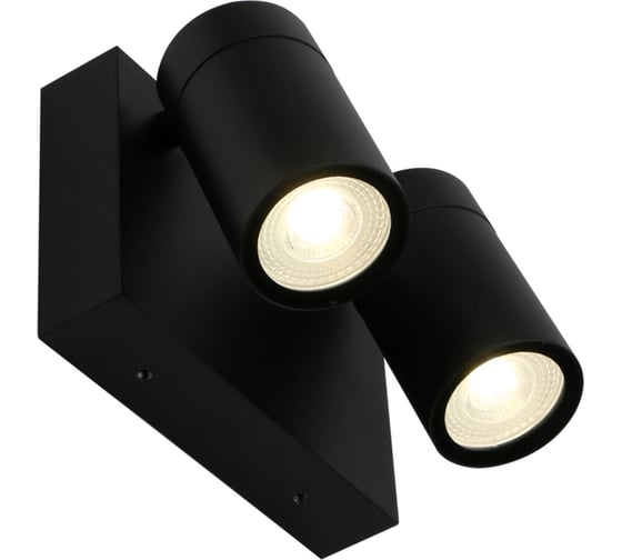 Изображение товара Фасадный светильник General Lighting Systems Астрал GWL-2MR16-GU10-R-IP65 лампы 2 MR16 GU10 черный 662741
