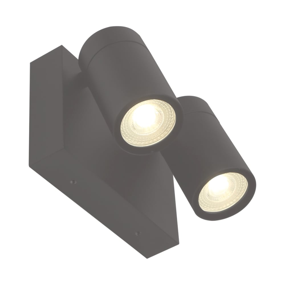 Фасадный светильник General Lighting Systems Астрал GWL-2MR16-GU10-R-IP65 лампы 2 MR16 GU10 IP65 графит 662743