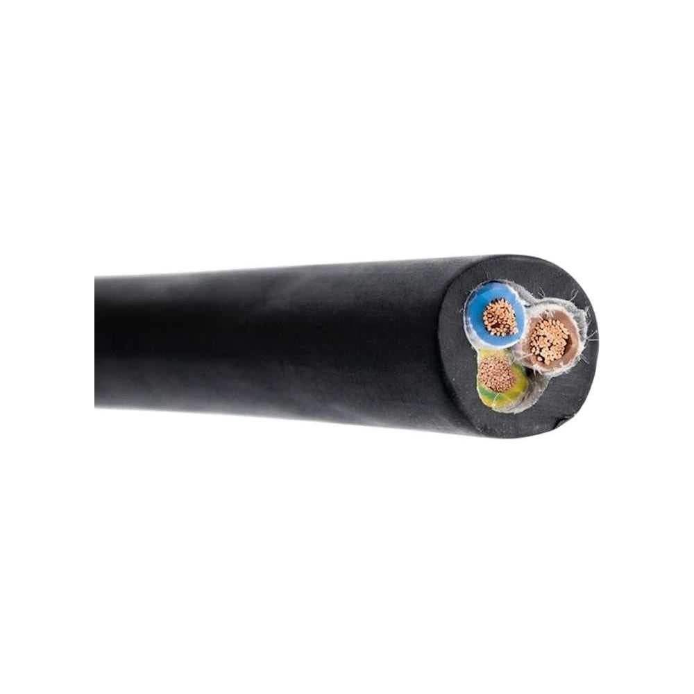 Силовой гибкий кабель с резиновой изоляцией Novacord H07RN-F 3G2.5 450/750V, длина 100 метров NOVACORD H07RN-F 3G2.5 L100