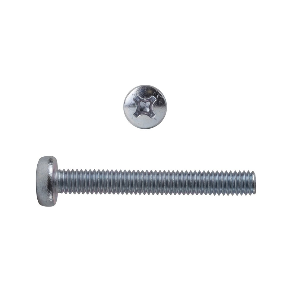 Изображение товара Винт с полуцилиндрической головкой КРЕП-КОМП цинк 6х55 мм 180 шт