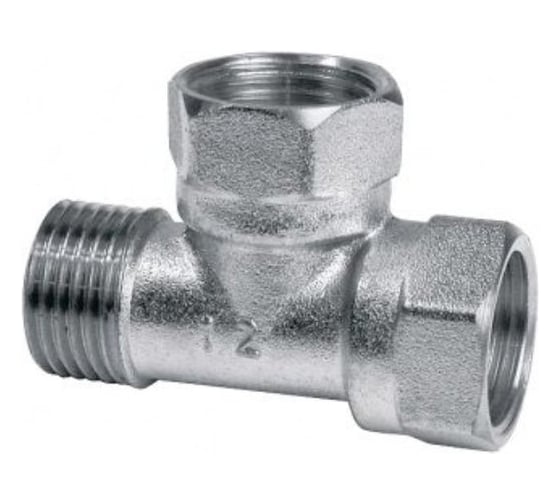 Изображение товара Тройник СаМат Плюс 1/2"вн х 1/2"вн х1/2"нар (1 шт) SanT-1064