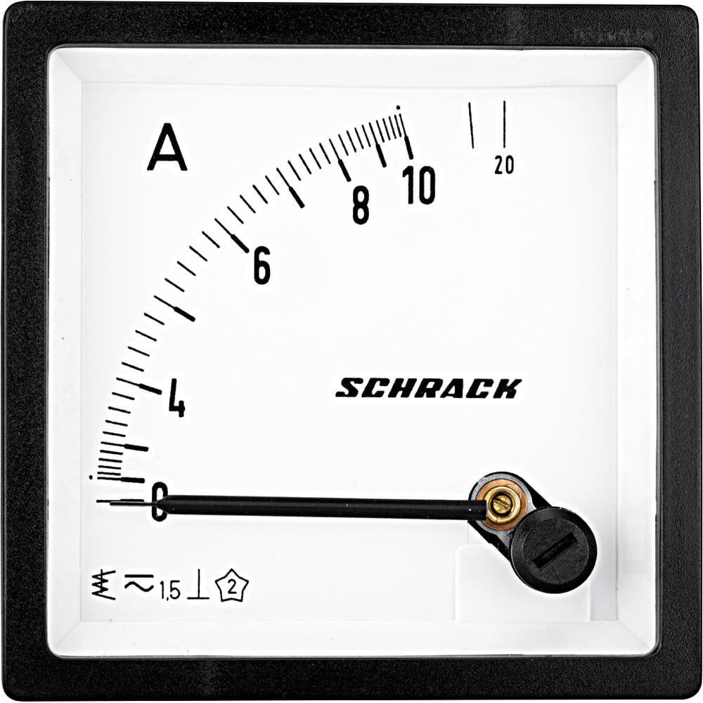 Амперметр Schrack Technik 72x72мм, 10A, AC, прямое измерение MGF57010-A