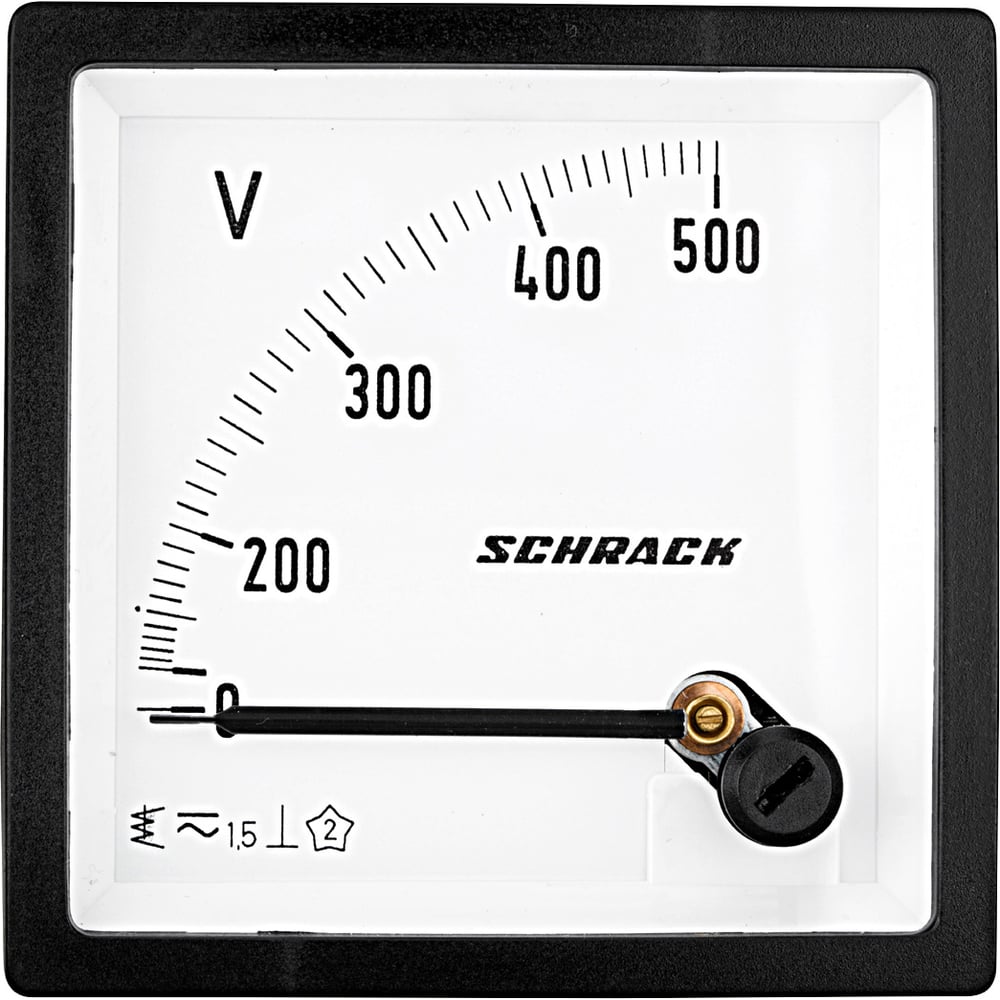 Вольтметр Schrack Technik 72x72мм, 500В пер.т. MGF67500-A
