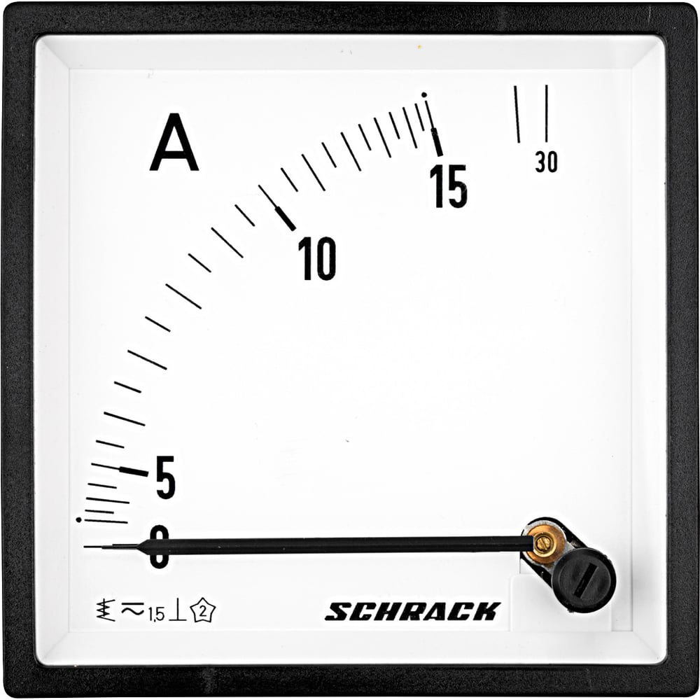 Амперметр Schrack Technik 96x96мм, 15A, AC, прямое измерение MGF59015-A