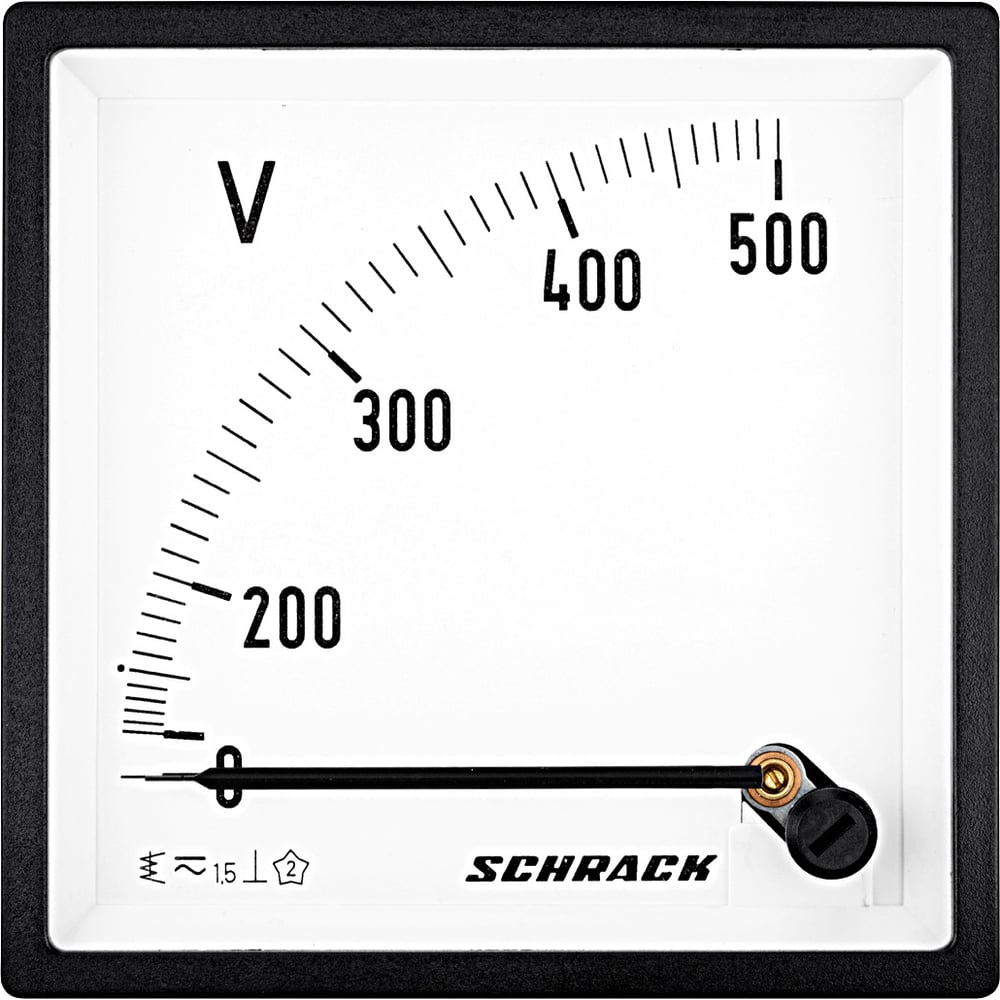 Вольтметр Schrack Technik 96x96мм, 500В пер.т. MGF69500-A