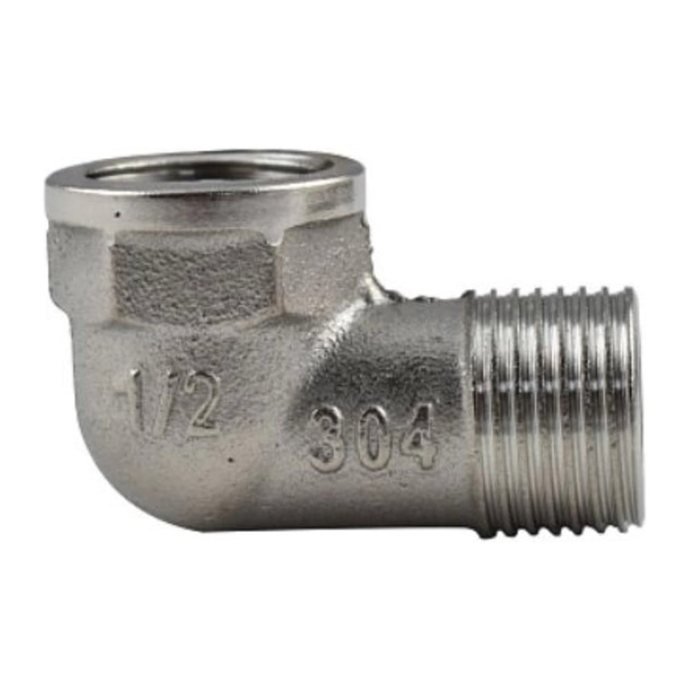 Угольник СаМат Плюс 1/2" вн-нар. нерж. (1 шт) SanT-2140