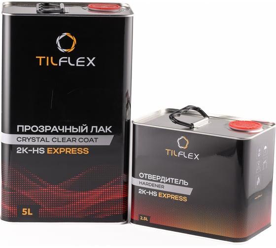 Изображение товара Лак TILFLEX 2K-HS EXPRESS, в комплекте с отвердителем (5л+2,5л) TLS24
