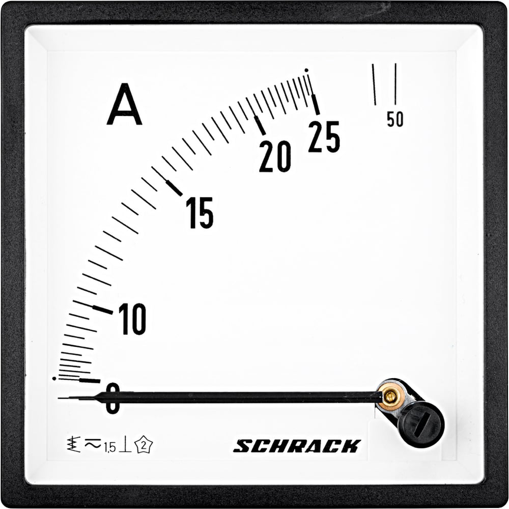 Амперметр Schrack Technik 96x96мм, 25A, AC, прямое измерение MGF59025-A