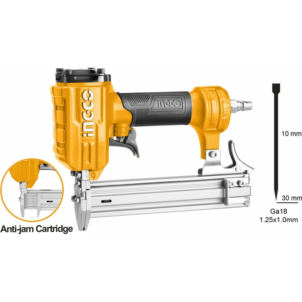 фото Пневматический нейлер для гвоздей ingco