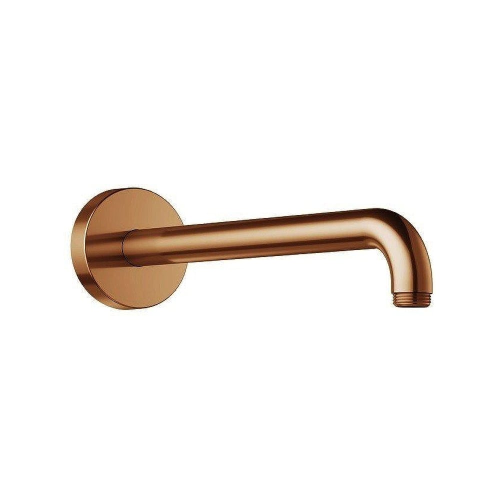 Душевой кронштейн KEUCO ELEGANCE DN 15, из стены, 462 мм, с круглым отражателем, бронза шлифованная 51688030400
