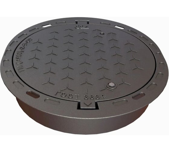 Изображение товара Люк чугунный SAFA Industrial тип Т Плавающий, D-400 ТМ, 18009