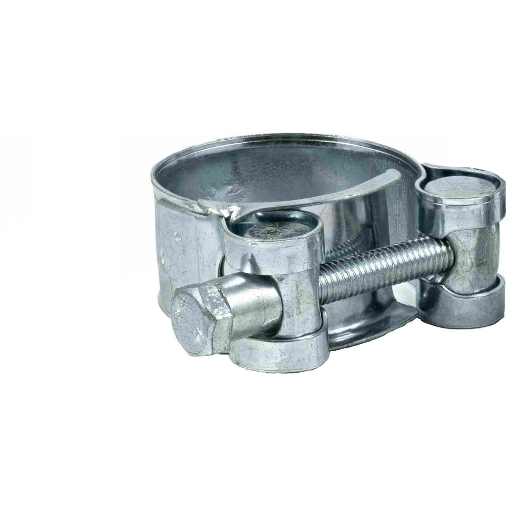 Хомут силовой одноболтовый Novocraft 113x121 мм, цинк, уп. 4 шт. RZN113121004