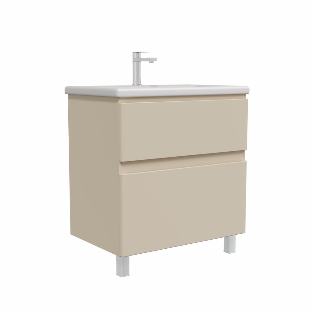 Тумба напольная Sanstar Riana 70 Без раковины для ванной комнаты, cappuccino 555.1-1.4.1