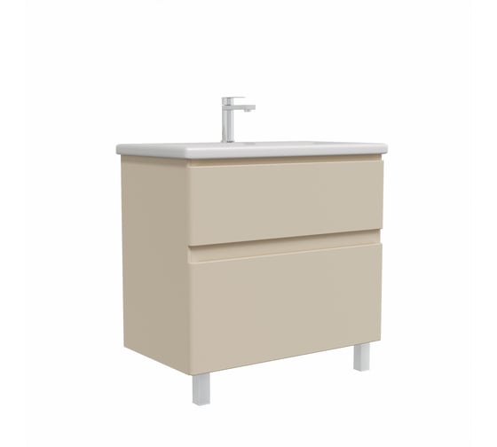 Изображение товара Тумба напольная Sanstar Riana 80 Без раковины для ванной комнаты, cappuccino 556.1-1.4.1