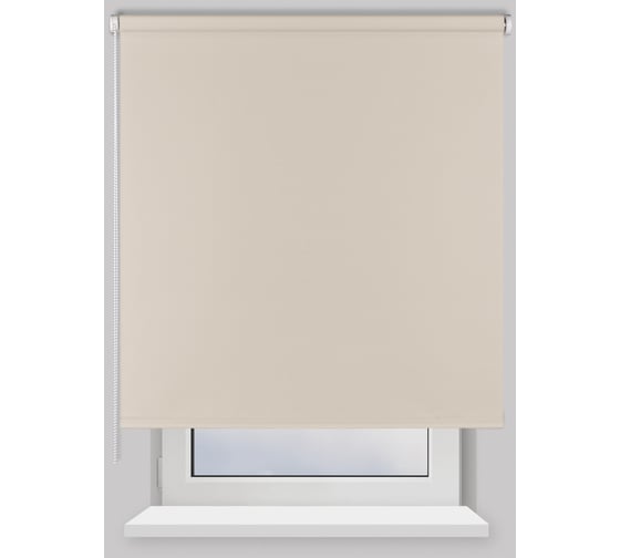 Изображение товара Рулонная штора PRAKTO JUTA 160x190 см, бежевый 8313132