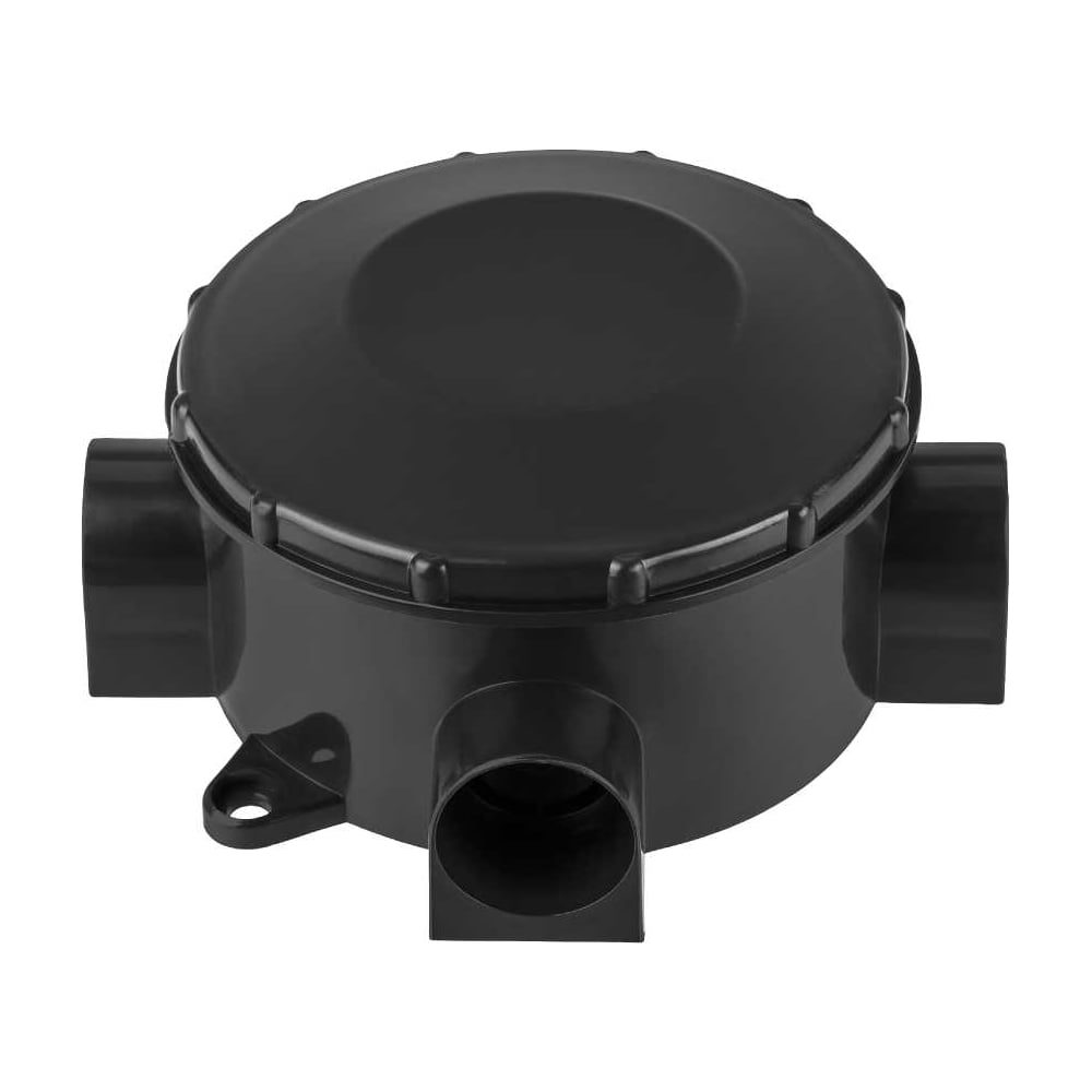 Изображение товара Коробка распределительная TDM ELECTRIC D80х35мм, IP42, 3-х рожковая, черная SQ1401-4054