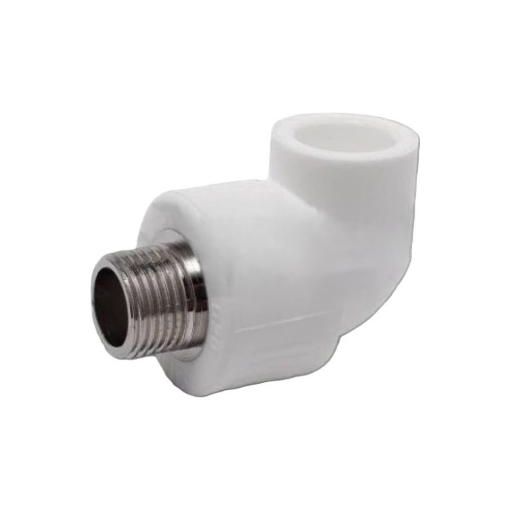 Угольник СаМат Плюс PP-R комб нар рез 20-3/4 (1 шт) SanT-0895
