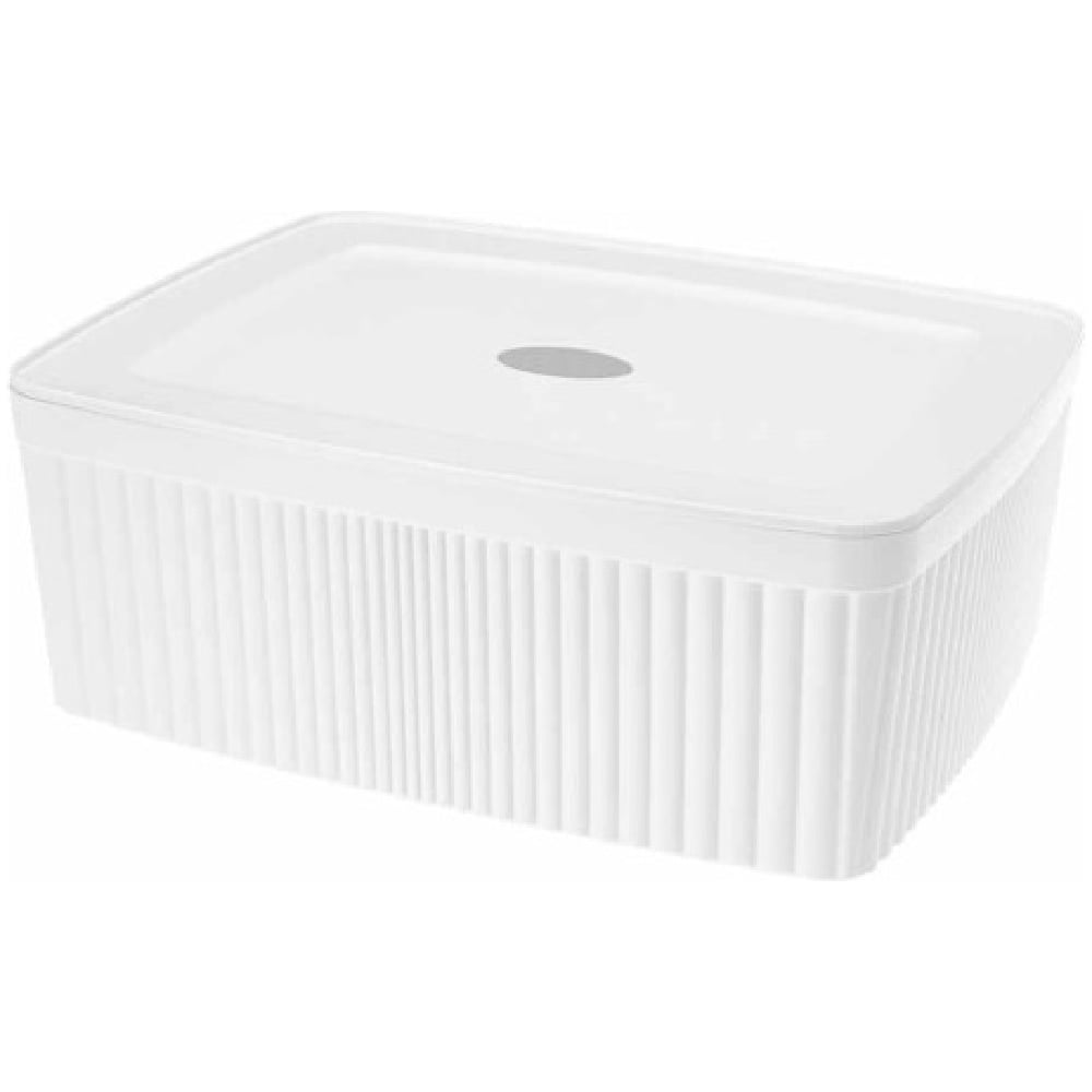 Изображение товара Коробка с крышкой HONEYCOMB 6,55Л (белый) M-433238916