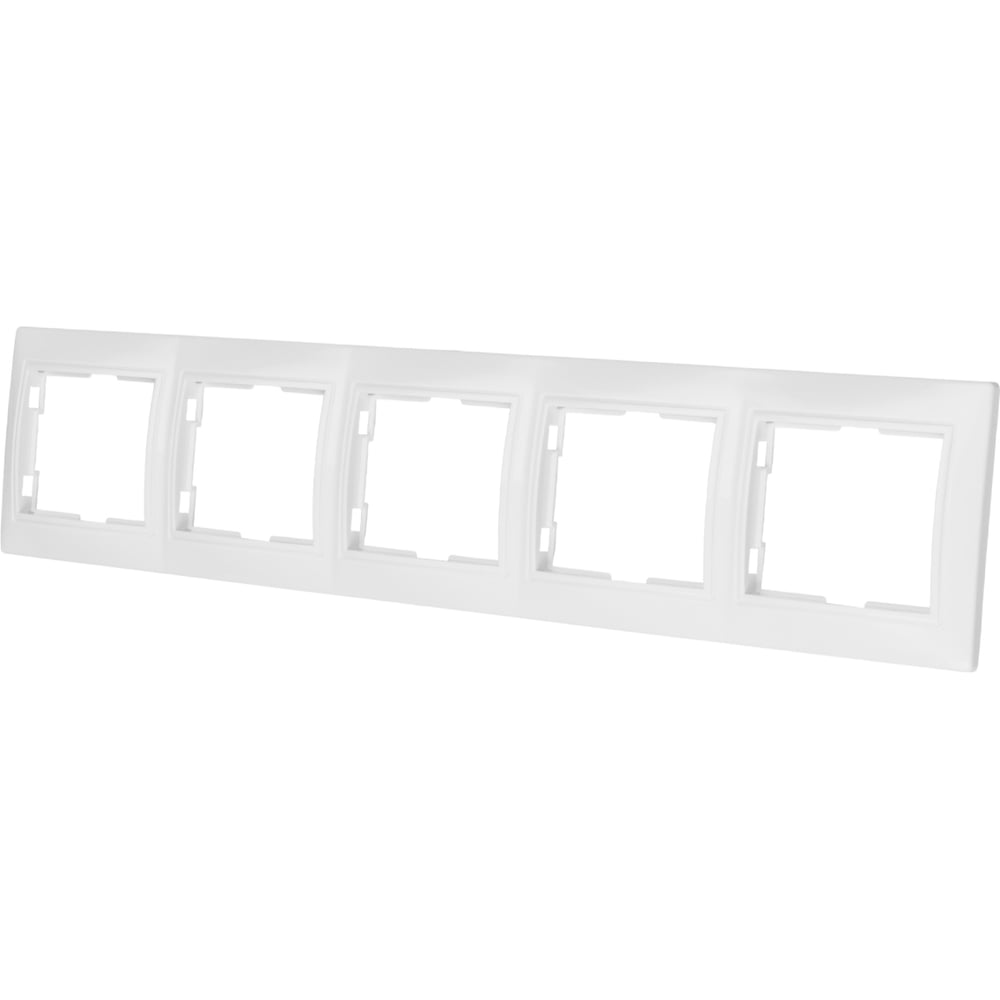 Изображение товара 5-постовая рамка TDM ELECTRIC Таймыр SQ1814-0033 для кабель-каналов белая