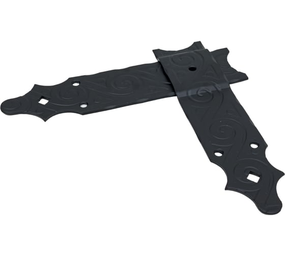 Изображение товара Фигурный уголок Домарт 200x200x50 мм, кованая серия ЯРОСЛАВЛЬ, черный 171088