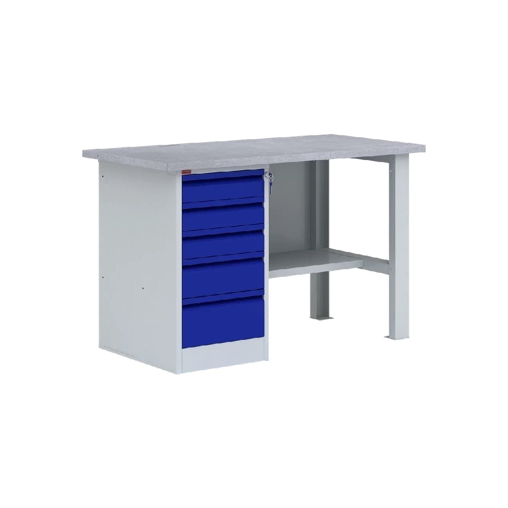 Изображение товара Верстак ПАКС ВП-3T/1.2 с ящиками и прочной столешницей