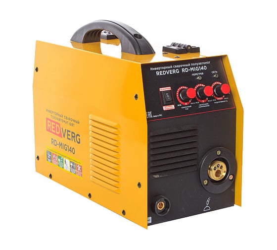 Изображение товара Сварочный бестрансформаторный аппарат REDVERG RD-MIG140 полуавтомат 6632721