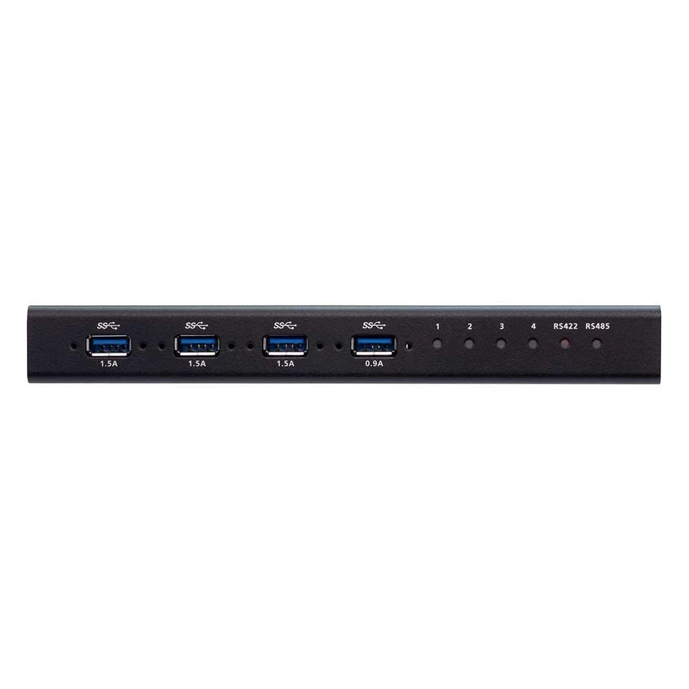 Изображение товара Коммутатор ATEN 4-портовый USB 3.2 Gen1 промышленный коммутатор для совместного использования 4-х периферийных устройств US3344i-AT