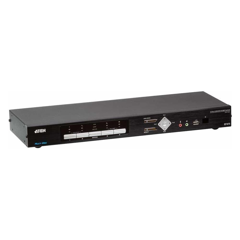 Переключатель 4-портовый ATEN, USB, DVI, KVMP с функцией Multi-View CM1164A-AT-G