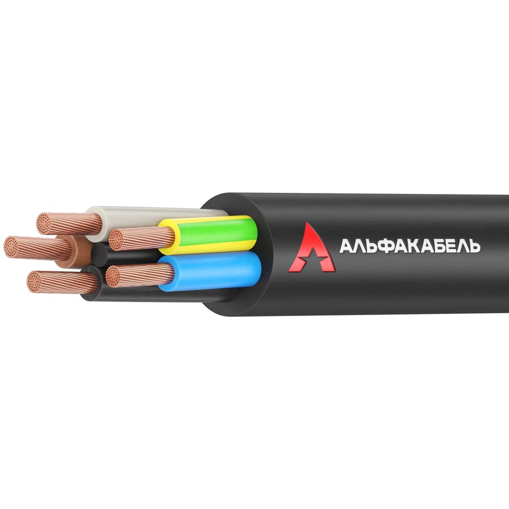 Кабель КГВВнг(А)-LS АЛЬФАКАБЕЛЬ 5х4 мм ГОСТ барабан 1000 м 12517