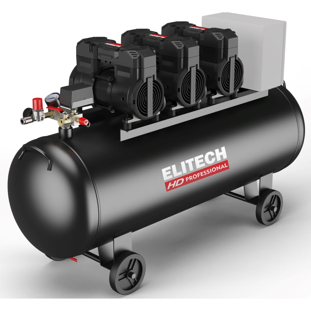Изображение товара Компрессор безмасляный Elitech ACF 900-200S 900 л/мин профессиональный
