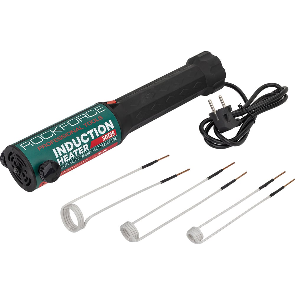 Нагреватель индукционный Rockforce (230В, 1000Вт, степень защиты IP30) RF-30135(67457)