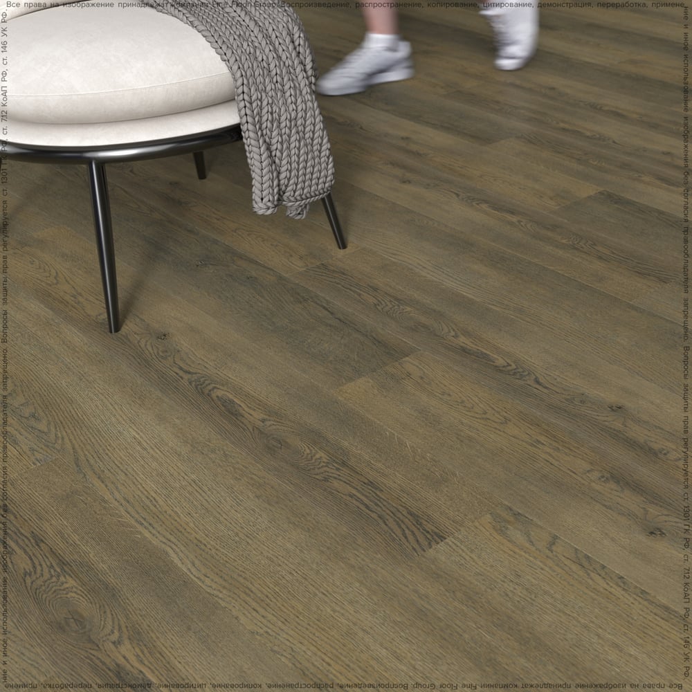 Кварц виниловая плитка Fine Floor (SPC) R LINE Дуб Нуора FF 1176
