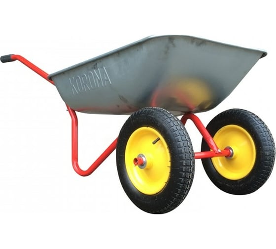 Изображение товара Садовая тачка Yard двухколесная, грузоподъемность 90 кг, объем 65 л 66-8-067