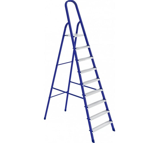 Изображение товара Стальная стремянка РемоКолор, 9 ступеней 63-0-109