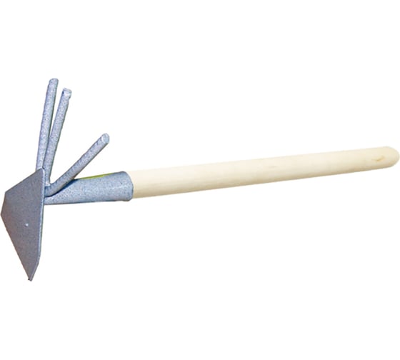 Изображение товара Комбинированный рыхлитель РемоКолор 3-х зубый, с черенком 66-0-103