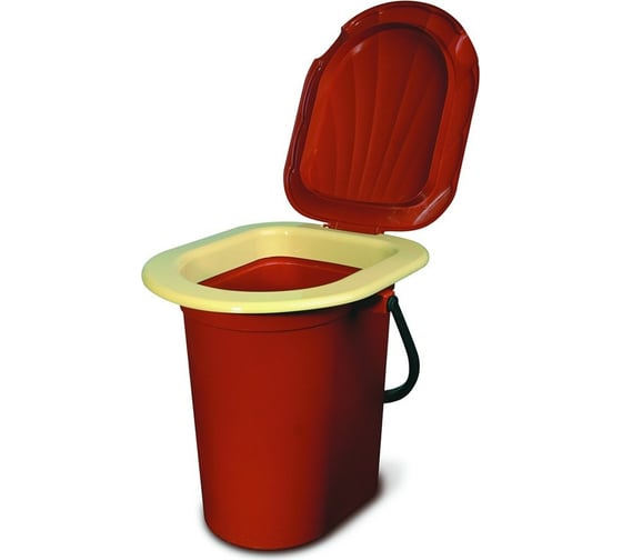 Изображение товара Ведро-туалет РемоКолор с крышкой, пластмассовое, 18 л 62-0-018